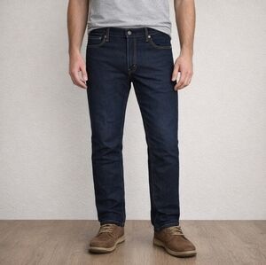 Levi's 511 Slim Fit Dark Wash Jeans Men's 36x32 Classic Stretch Denim